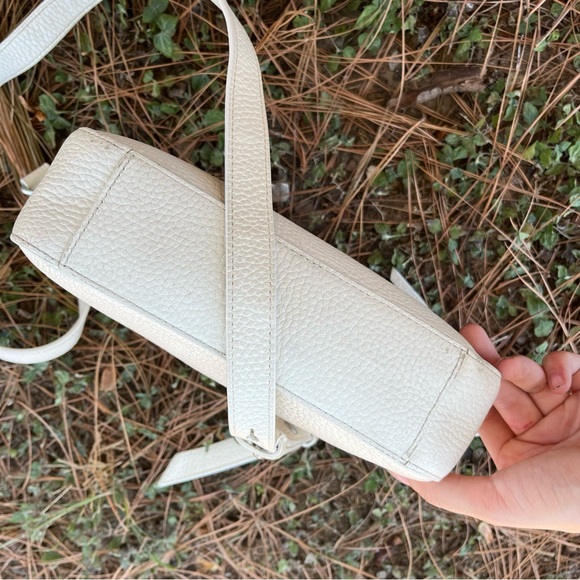 ALLSAINT All Saint Camera Zoe Frankie White Leather Crossbody Shoulder Bag - Picture 8 of 12